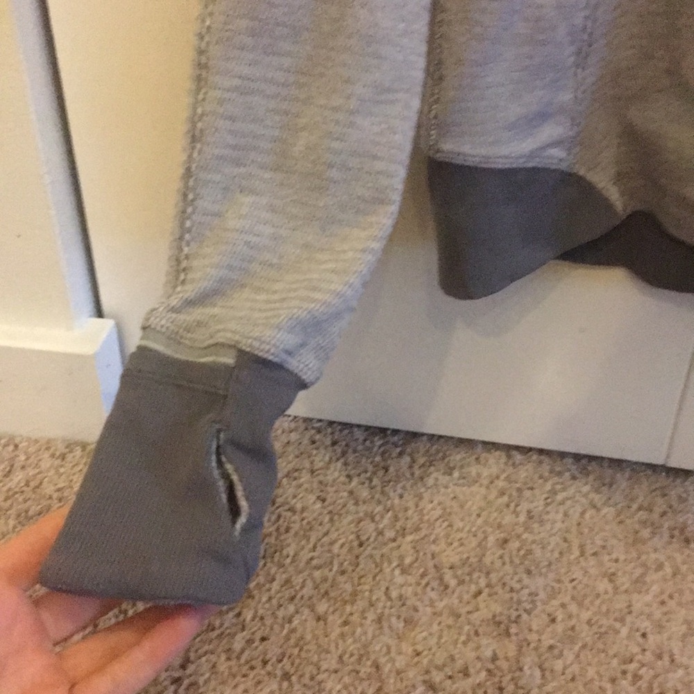 White And Gray Lululemon Pullover - image 5